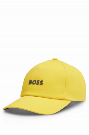 Sombreros Hugo Boss Algodon-twill With Hd Logo Hombre Amarillos Claro | 78490-OETW