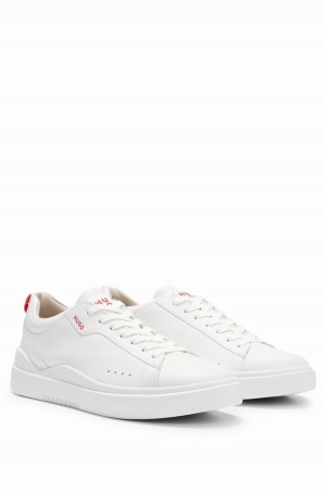 Tenis Hugo Boss Cupsole In Smooth Cuero Hombre Blancos | 64832-WSQV